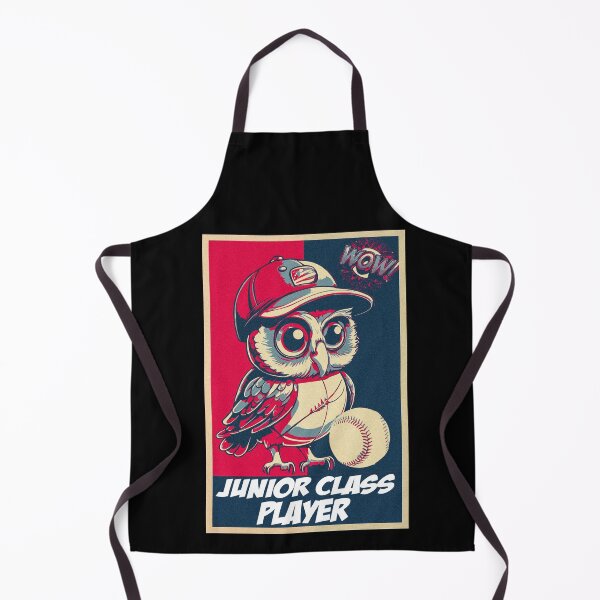 Item preview, Junior Class Player Cute Funny Owl Baseball Player designed and sold by TrueArtsStore.