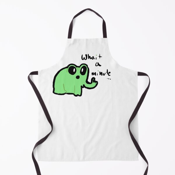 Item preview, Little Frog Saying Incorrectly Wait A Minute Cute Funny Gifts designed and sold by PientkaArt.