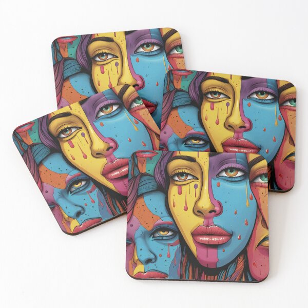 Item preview, Dripping Colors: Find Your Emotion designed and sold by FaceMood.