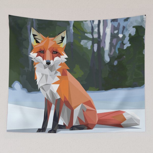 Item preview, Geometric Fox designed and sold by Angie-Atelier.