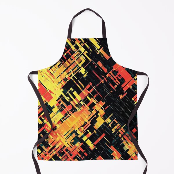 Item preview, Abstract data patterns, Orange Black designed and sold by mind-coloring.