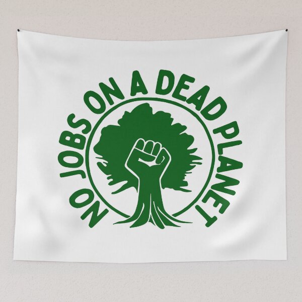 Item preview, No Jobs on a Dead Planet Cool Design designed and sold by Climactify.