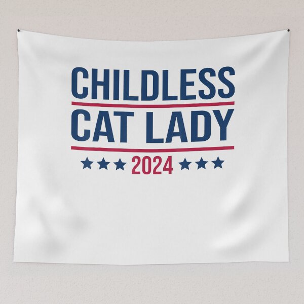 Item preview, Childless Cat Lady 2024 For President designed and sold by Greenbacks.