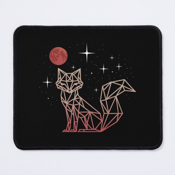 Item preview, Geometric Fox with the Red Moon designed and sold by Angie-Atelier.