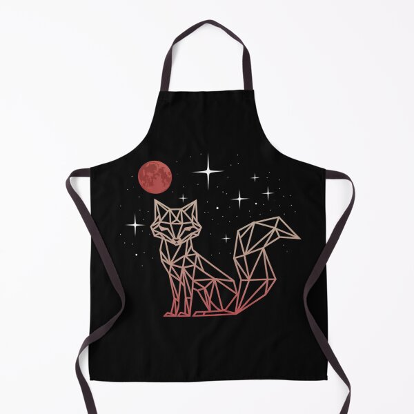 Item preview, Geometric Fox with the Red Moon designed and sold by Angie-Atelier.