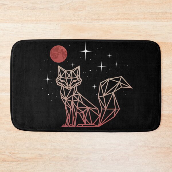 Item preview, Geometric Fox with the Red Moon designed and sold by Angie-Atelier.