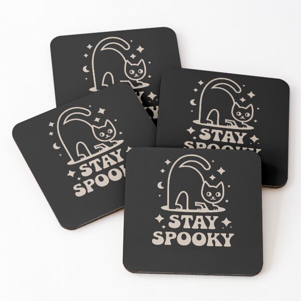 Item preview, Stay Spooky Cat - Cute Halloween Black Cat Design designed and sold by FocusedPatterns.