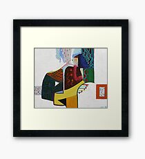 Portrait of Yayoi Kusama Framed Print
