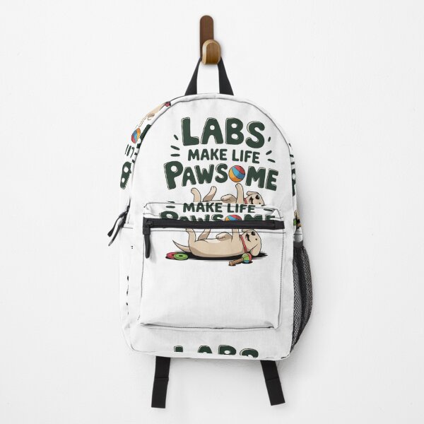 Item preview, Cute design for labs owners: Labs Make Life Pawsome designed and sold by Davideus.