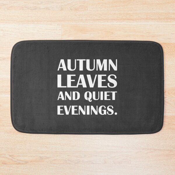 Item preview, Autumn Leaves and Quiet Evenings / Introvert Joke Funny T-Shirt Label designed and sold by introvertvibes.