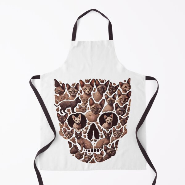Item preview, Cat Skull: Feline Faces of the Night. designed and sold by Linework Studio.