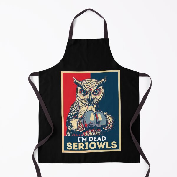 Item preview, I'm Dead Seriowls Funny Owl Boxing designed and sold by TrueArtsStore.