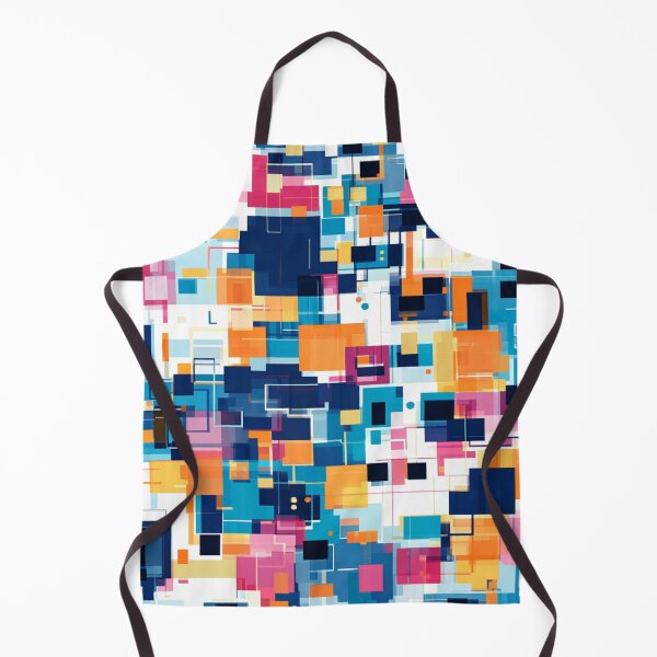 Item preview, Abstract data patterns, colorful, square designed and sold by mind-coloring.
