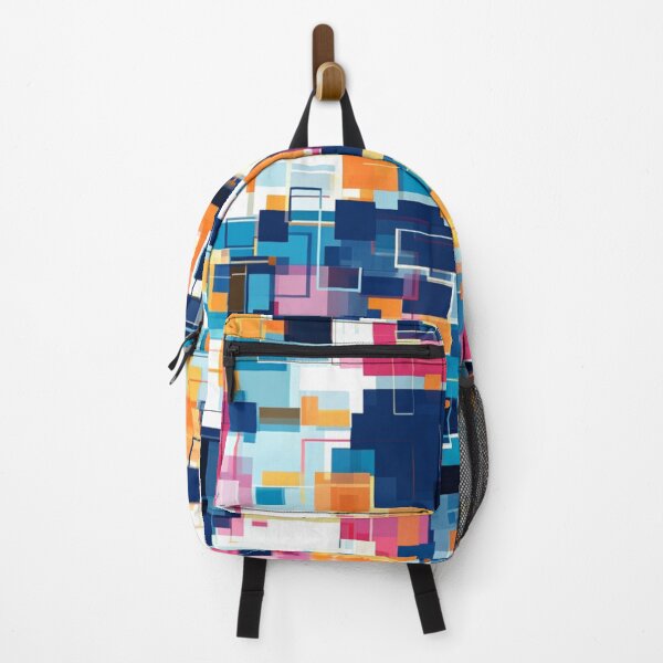 Item preview, Abstract data patterns, colorful, square designed and sold by mind-coloring.
