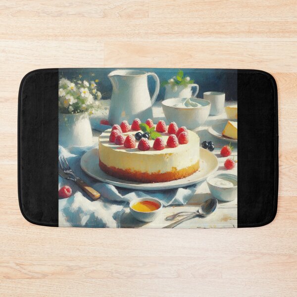 Item preview, Ricotta Cheesecake Impressionism Art Style designed and sold by artofuniverse.