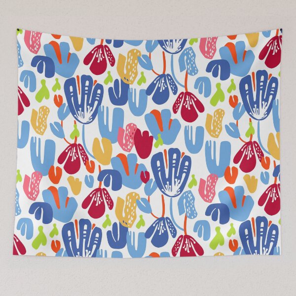 Item preview, Blooming lianas, Blue and white version designed and sold by Alex  Blud.