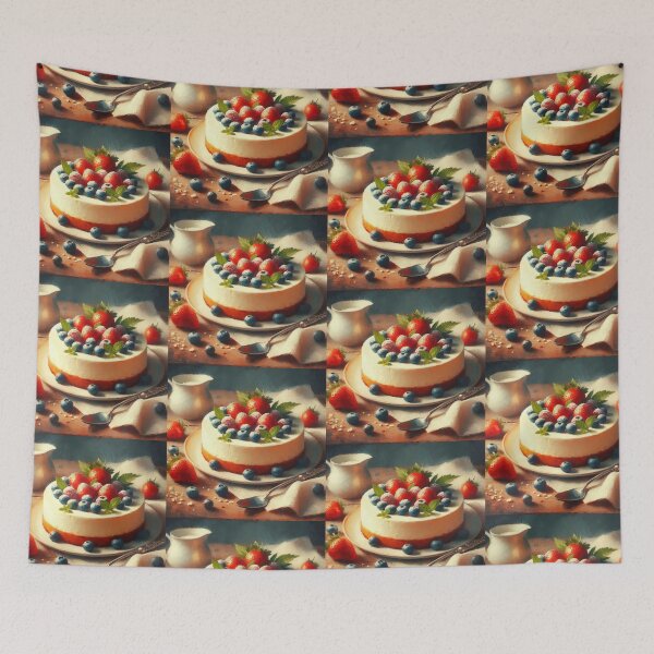 Item preview, Ricotta Cheesecake Impressionism Art Style designed and sold by artofuniverse.