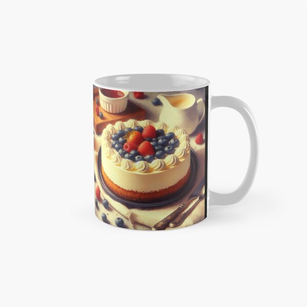 Item preview, Ricotta Cheesecake Impressionism Art Style designed and sold by artofuniverse.