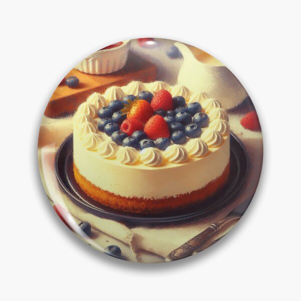 Item preview, Ricotta Cheesecake Impressionism Art Style designed and sold by artofuniverse.