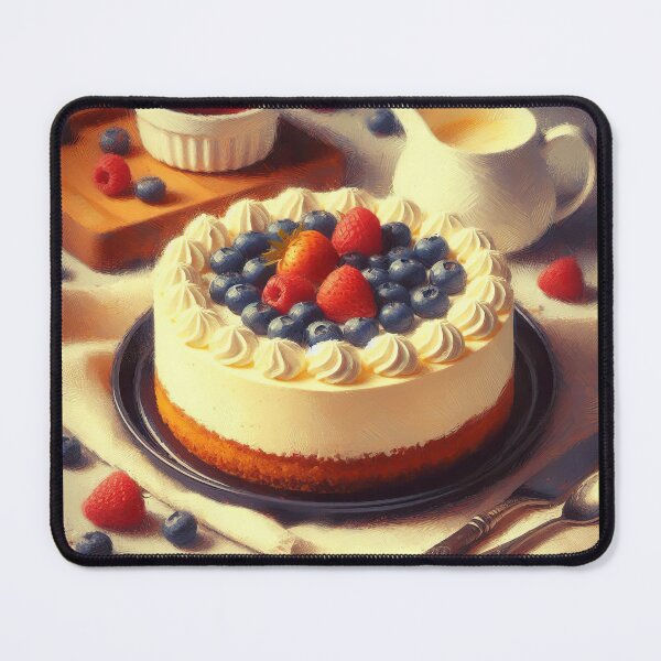 Item preview, Ricotta Cheesecake Impressionism Art Style designed and sold by artofuniverse.