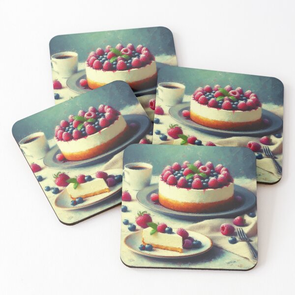 Item preview, Ricotta Cheesecake Impressionism Art Style designed and sold by artofuniverse.