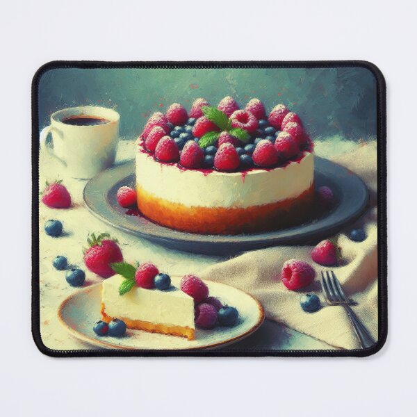 Item preview, Ricotta Cheesecake Impressionism Art Style designed and sold by artofuniverse.