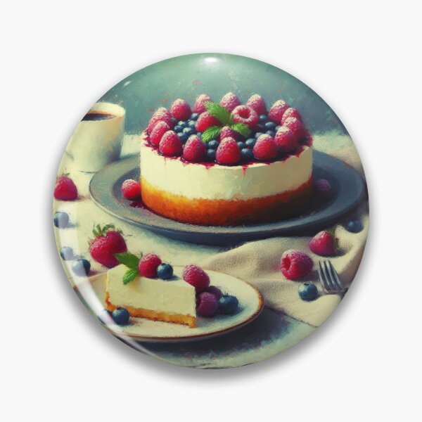 Item preview, Ricotta Cheesecake Impressionism Art Style designed and sold by artofuniverse.