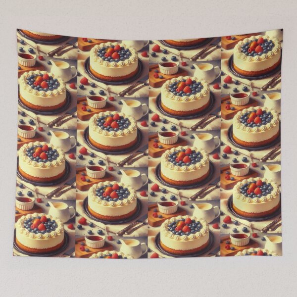 Item preview, Ricotta Cheesecake Impressionism Art Style designed and sold by artofuniverse.