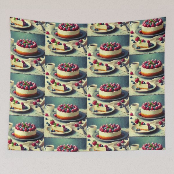Item preview, Ricotta Cheesecake Impressionism Art Style designed and sold by artofuniverse.