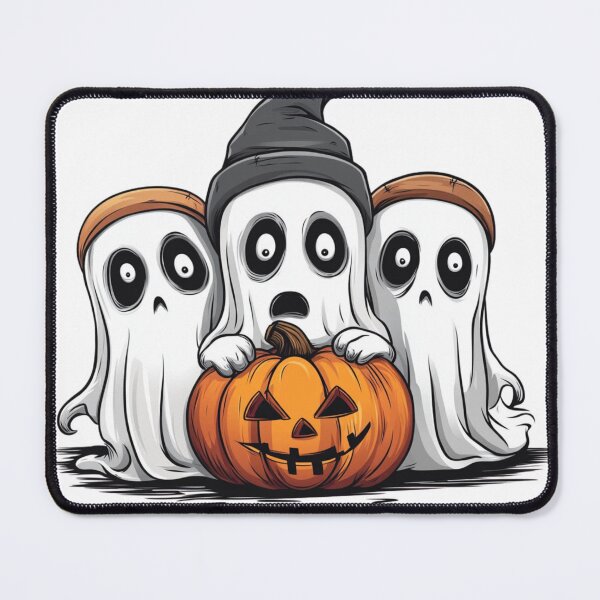 Item preview, Cartoon Ghosts with Halloween Pumpkin designed and sold by Fab-Haven.