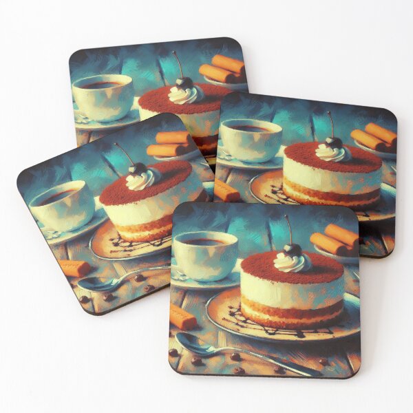 Item preview, Tiramisu Impressionism Art Style designed and sold by artofuniverse.