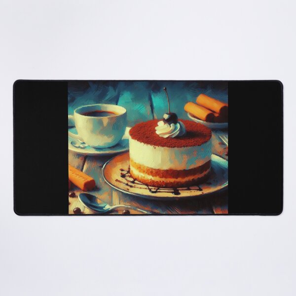 Item preview, Tiramisu Impressionism Art Style designed and sold by artofuniverse.