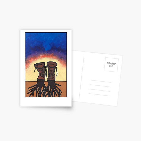 Boot Strapped Roots Postcard