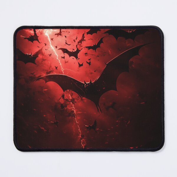 Item preview, Swarm of Bats in Thunderous Red Sky designed and sold by SunsetTH.