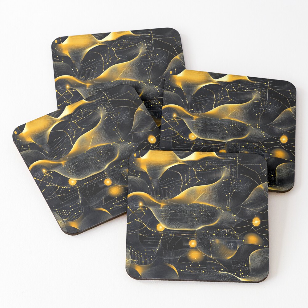 Item preview, Coasters (Set of 4) designed and sold by mind-coloring.