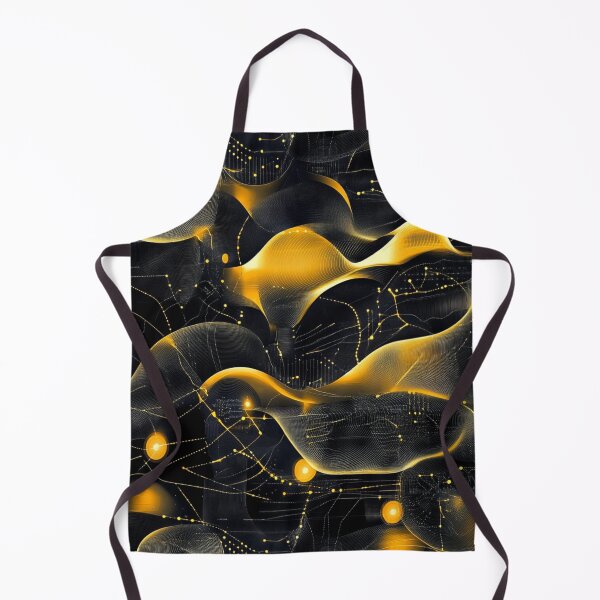Item preview, Abstract data patterns, Gold, Line designed and sold by mind-coloring.