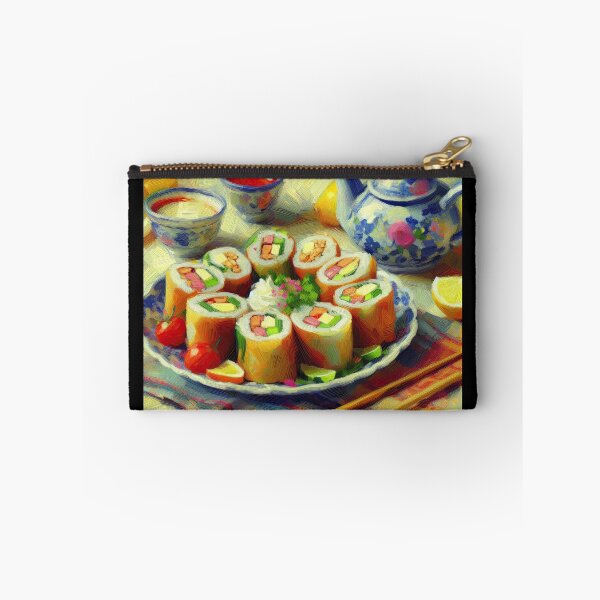 Item preview, Spring Rolls Impressionism Art Style designed and sold by artofuniverse.