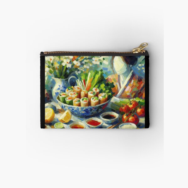 Item preview, Spring Rolls Impressionism Art Style designed and sold by artofuniverse.