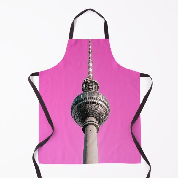 Item preview, TV Tower in Berlin and pink sky designed and sold by graziegranata.