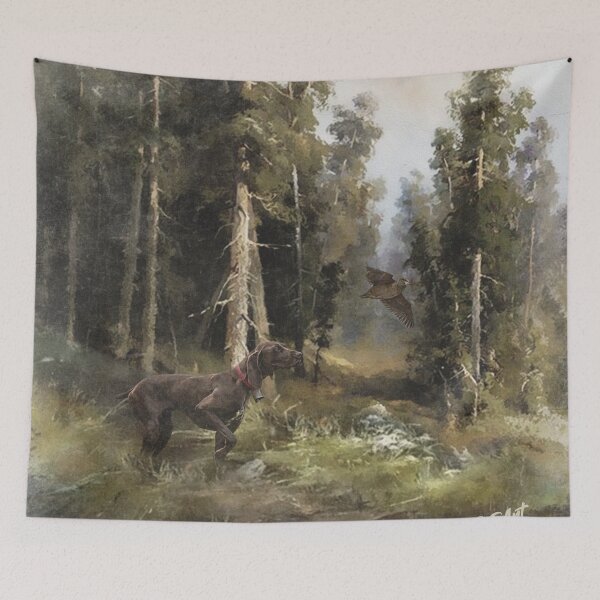 Item preview, German Shorthaired Pointer , Woodcock Hunting ,Art  designed and sold by TammyHunterArt.