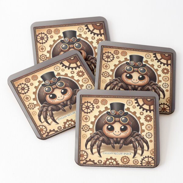 Item preview, Steampunk Chilean Recluse Spider designed and sold by Sillytoe.