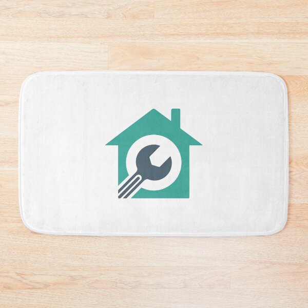Item preview, Illustration of a house with a wrench symbolizing repairs designed and sold by rasagamastore.