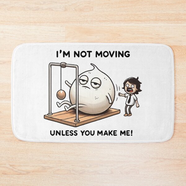 Item preview, Newton's First Law of Motion designed and sold by sc1ence.