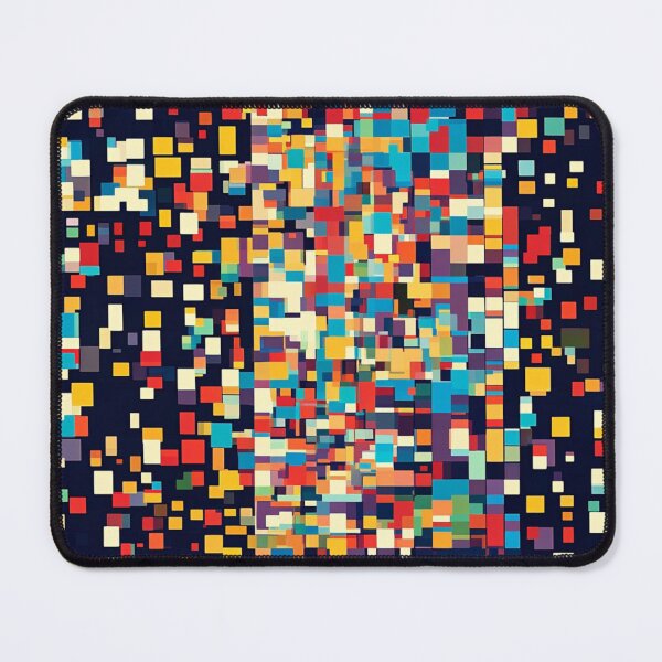 Item preview, Abstract data patterns, square, colorful designed and sold by mind-coloring.