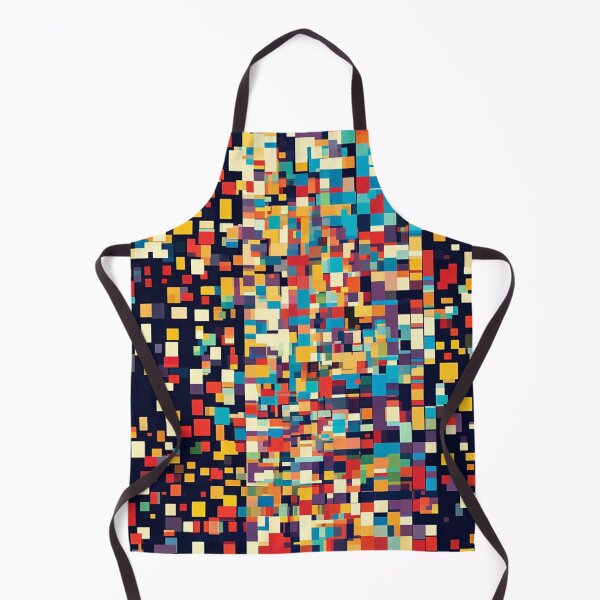 Item preview, Abstract data patterns, square, colorful designed and sold by mind-coloring.