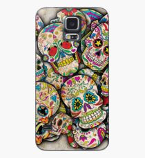 Funda/vinilo para Samsung Galaxy Collage de calavera de azúcar