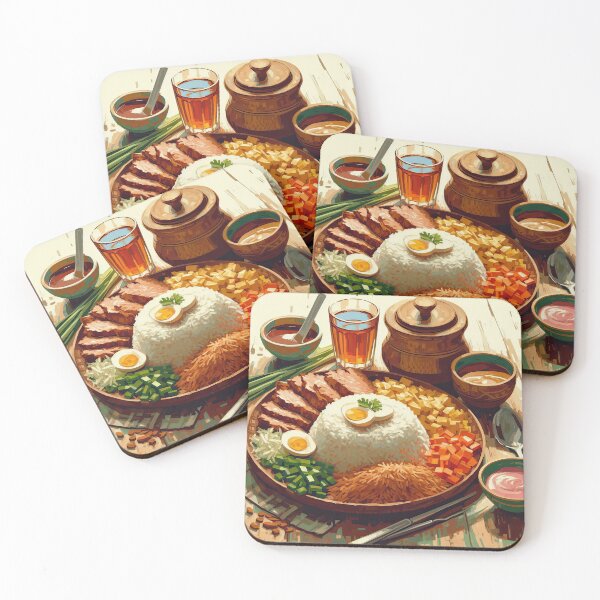 Item preview, Nasi Uduk Impressionism Art Style designed and sold by artofuniverse.