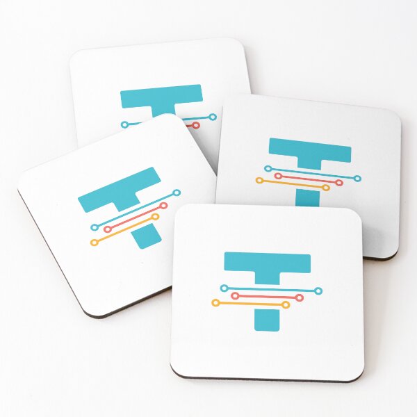 Item preview, Letter T logo with technology networks designed and sold by rasagamastore.