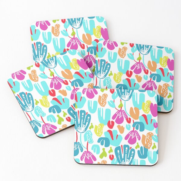 Item preview, Blooming lianas, Turquoise and white version designed and sold by Alex  Blud.