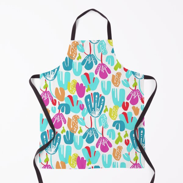 Item preview, Blooming lianas, Turquoise and white version designed and sold by Alex Blud.